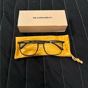 EyeBuyDirect Black Eyeglasses Non-Prescription